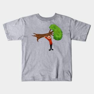 Save A Tree - Boy Edition Kids T-Shirt